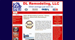 Desktop Screenshot of dlremodelingllc.com